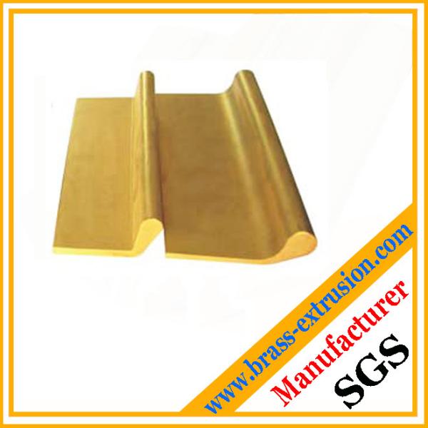 Buy cheap Extruded brass profile for door hinges from wholesalers