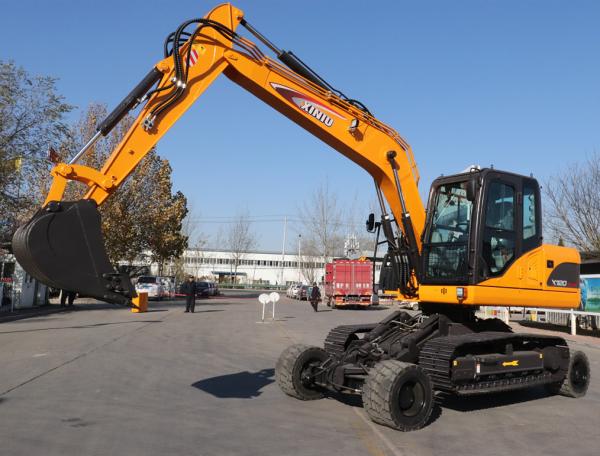 Buy cheap 12 Ton Wheel Crawler Excavator Flexible Exquisite Crawler Mounted Excavator from wholesalers