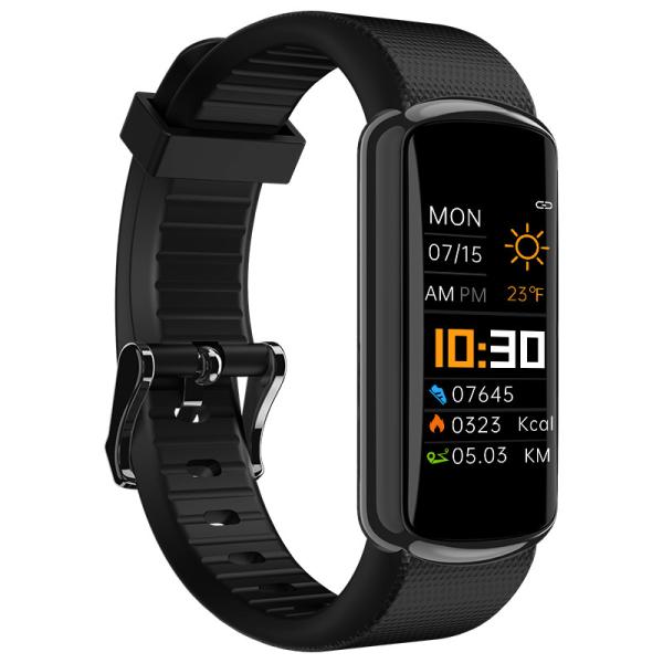 Buy cheap 24 Hours Sport Heart Rate Bracelet , 80*160 TFT Fitness Tracker Waterproof Watch from wholesalers