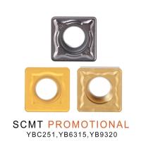 Buy cheap Cnc Turning Tungsten Carbide Lathe Tool Inserts Yellow SCMT120408 product