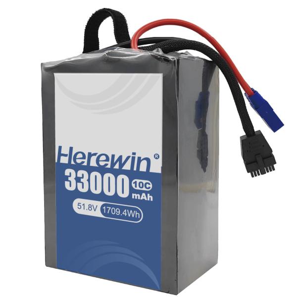 Buy cheap Herewin Semi-Solid State Battery 14S 51.8V 33000mAh for UAV Drone from wholesalers