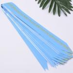 Printed Love You Hampers Gift Organza Pull Bow Ribbon 5cm X 75cm