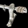 Buy cheap Modern Spiral Inset Diamond 0.6Mm SS Curtain Rods from wholesalers
