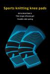 Beautifully designed yoga knee pads with good breathability