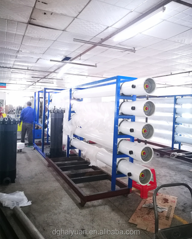 100TPH Desalination Reverse Osmosis RO Plant Fiberglass Material 10kw