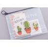 Buy cheap PVC / EVA Plastic Zip Folders For Paper Office Stationery Packing from wholesalers