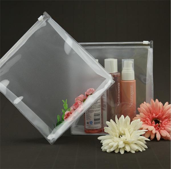 Buy cheap Lightweight Transparent Travel Toiletry Bag Bespoke 100% Handmade Sewing from wholesalers