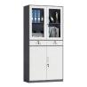 Buy cheap 0.5 - 1mm Thickness Glass Door Cabinet , Office Steel Storage File Cabinet from wholesalers