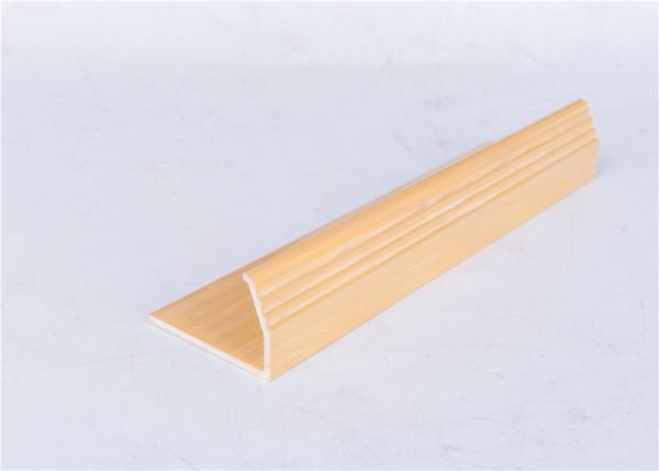 Buy cheap Wooden Effect PVC Building Profile , Custom Profile Plastic Extruded Products from wholesalers