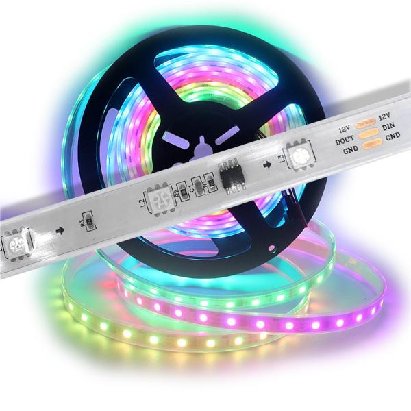 Buy cheap Pixel Magic Color LED Strip Lights DC12V Waterproof IP67 For Outdoor from wholesalers
