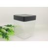 Buy cheap 700ml Clear Plastic Cylinder For Food 600g 21oz / PET Square Tin Cans from wholesalers