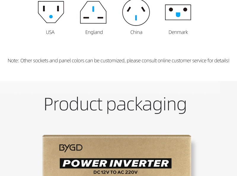 Factory Price Fast Usb Charge 200W Car Power Inverter Dc To Ac 12V 220V Car Power Inverter With 4 Usb Charging Ports