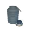 Buy cheap New Item Custom Logo 700ml Drink Bottle Black Silicone Water Bottle Collapsible from wholesalers