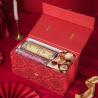 Buy cheap Magnet Closure Gift Packaging Boxes Rigid Cardboard Cloth Cover Travel Jewelry Box from wholesalers
