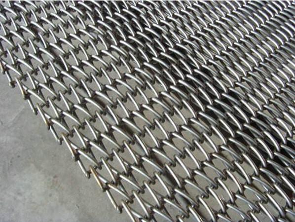 Buy cheap Honeycomb Metal 4mm Wire Mesh Belt Fire Retardant Stainless Steel 304 Custom from wholesalers
