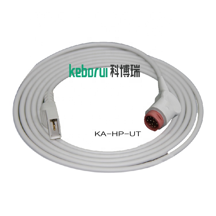 Medical TPU 12 Pin IBP Cable To Utah Transducer