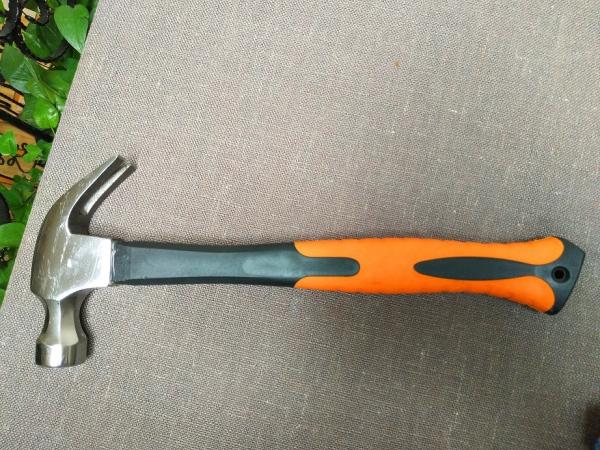 Buy cheap 16oz Claw hammer/Nail hammer/Carpenter hammer(XL-0015) with polishing surface and color handle from wholesalers