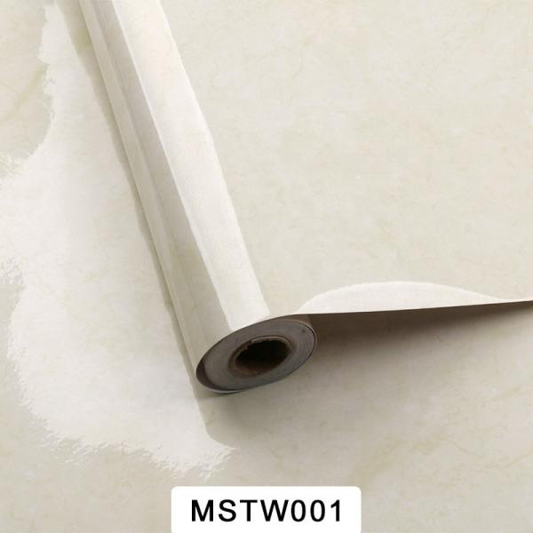 Buy cheap Moisture Proof 3D Wallpapers Modern Water Proof Marble Design for Hotel Bathroom Wall Coating from wholesalers