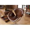 Buy cheap Industrial Loft Leather Office Swan Chair Thick Aluminium Sheet Full handwork Craft from wholesalers