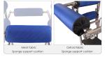 High Position Mobility Walking Aids For Disabled Carbon Steel , Portable