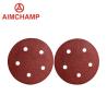 Buy cheap 5 Inch 125mm Red Aluminum Oxide Sand Paper Metalworkig Rust Removal Sanding Disc from wholesalers