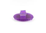 Durable Horse Grooming Curry Comb , Purple Horse Massage Soft Curry Comb