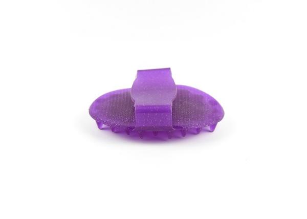 Buy cheap Durable Horse Grooming Curry Comb , Purple Horse Massage Soft Curry Comb from wholesalers