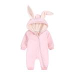 Children'S Newborn Baby Winter Jumpsuit Thickened Plush