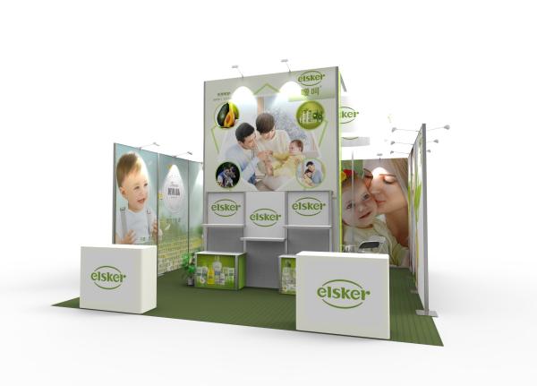 Buy cheap Custom tradeshow booth aluminum portable advertising frameless trade show booth from wholesalers