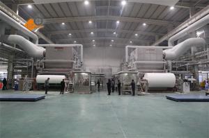 China Cultural Printing Paper Making Machine 5-50T/D Crescent Former on sale