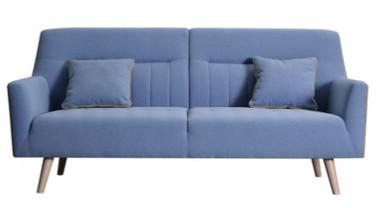 Buy cheap Luxury Wooden Frame Linen Fabric Sofa With Soft Pillow OEM/ODM Support from wholesalers