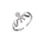 Hypoallergenic 925 Sterling Silver Jewelry Diamond Engagement Rings