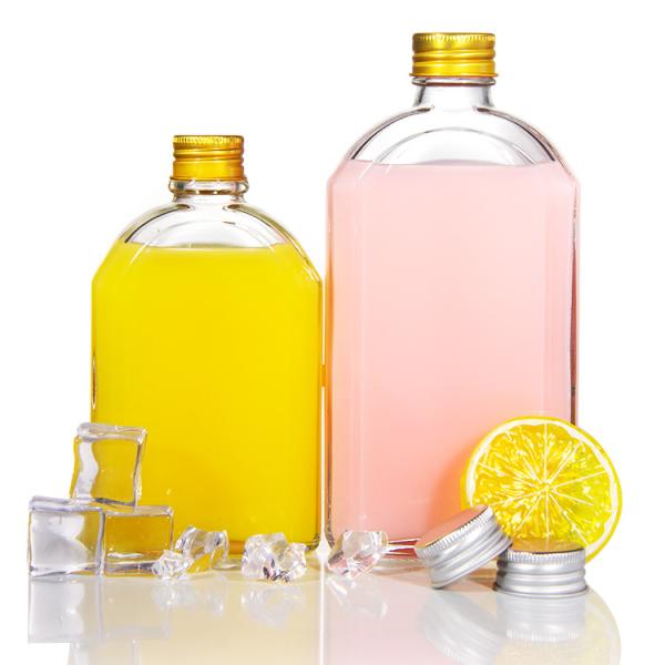 Buy cheap Square Flat Transparent Liquor Glass Bottle For Drinking from wholesalers