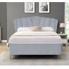 Buy cheap Double Size Bsci Lift Storage Bed Frame Elegant Grey Velvet Fabric Ottoman from wholesalers