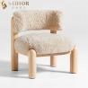 Buy cheap Living Room Fabric Modern Leisure Chair 71cm Height Single Lounge Chairs from wholesalers