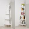 Buy cheap Space Saving 15kg Trapezoidal Wooden Corner Bookshelf from wholesalers