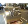 Buy cheap Small Scale Milk Homogenizer , Industrial Homogenizer Equipment Polished from wholesalers