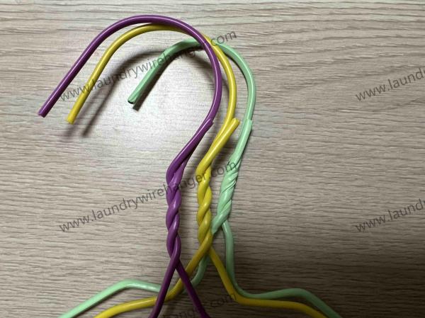 Buy cheap 1.9mm Multi-colored Laundry Wire Hanger For Dry Cleaner from wholesalers