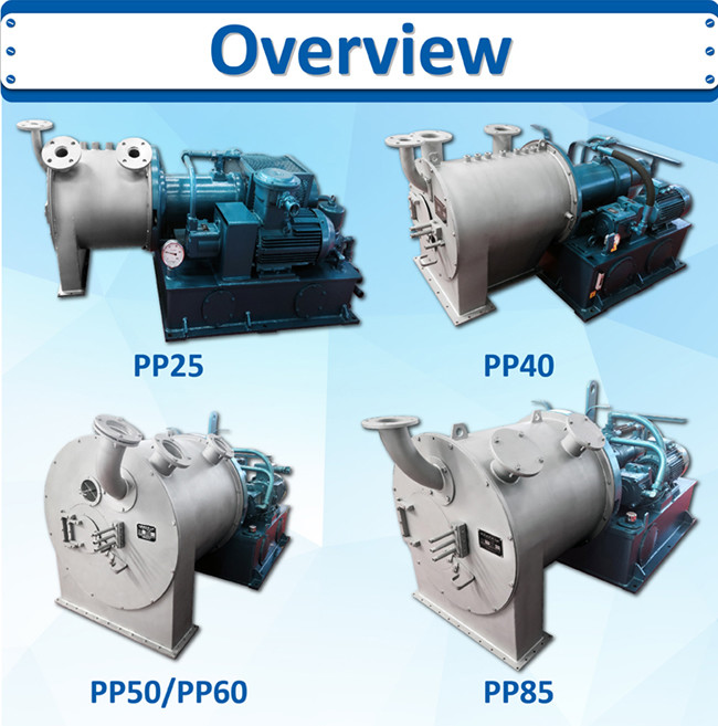 High Speed Chemical Centrifuge Two stage Pusher Centrifuge for Nitrocotton Dehydration