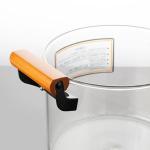 3.3L Clear Glass Kitchen Wares Saucepan Heat Resistant Glass Cookware Stovetop