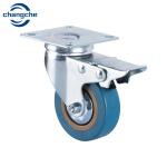 Optional Thread Guard Industrial Caster Wheels Resistant to -20 To 180 Degree