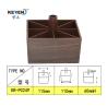 Buy cheap KR-P0249W furniture feet 60mm height wood looking leg for bed from wholesalers