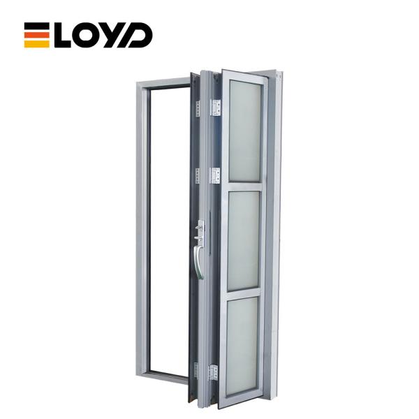 Buy cheap Custom Balcony Aluminum Folding Door Frame Southwestern Folding Patio Glass Doors For Villa Rooms from wholesalers