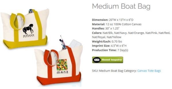 Buy cheap Boat Bag,Picnic Tote,Resort Tote heavy-duty canvas boat bag Flat Black Tote Book Bag,Eco-friendly Bag,Giveaway Bag,Promo from wholesalers