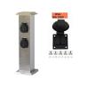 Buy cheap Black Stainless Steel Electrical Power Sockets Outdoor Garden In-ground Lawn Power Outlet from wholesalers