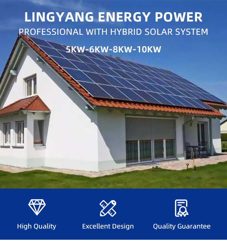 Energy Storage Solar Panel Power System 3KW Hybrid Solar Inverter