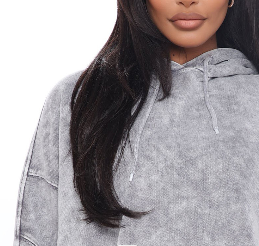 ODM Washed Drawstring Hoodie Youth Women Pullover Hoodie 100 Cotton