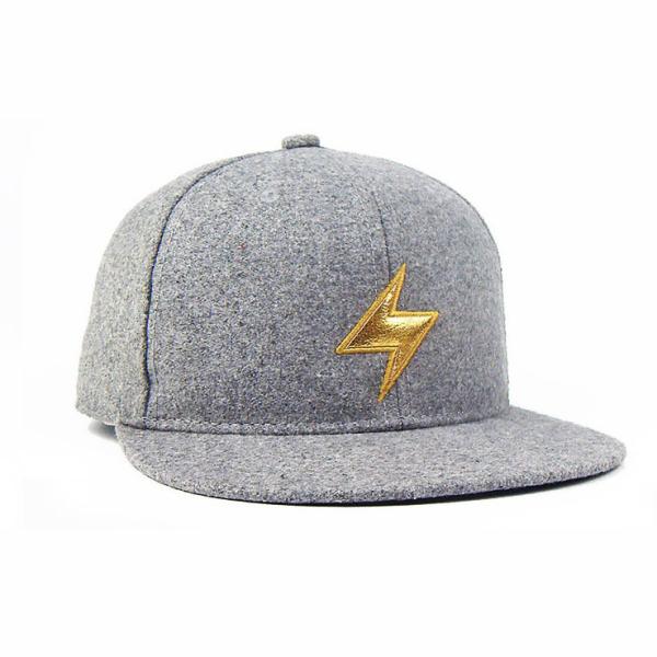 Wool snap back hats Fashion hip hop keep warm caps Molded Wool Fitted Baseball