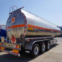 Buy cheap Lightweight Fuel 3 BPW Axle 46m3 Aluminum Tanker Trailer product