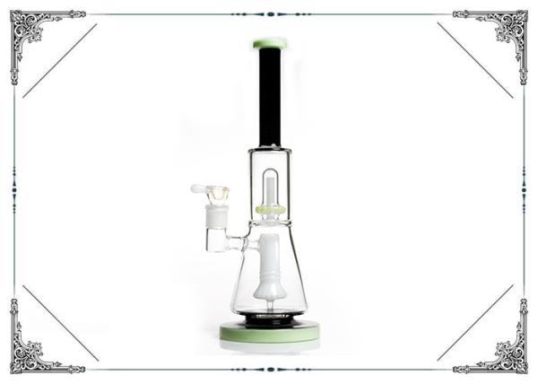 Buy cheap Birdcage Percolator Tabacco Glass Bongs Tall Perc Hookah Bongs White Showerhead from wholesalers